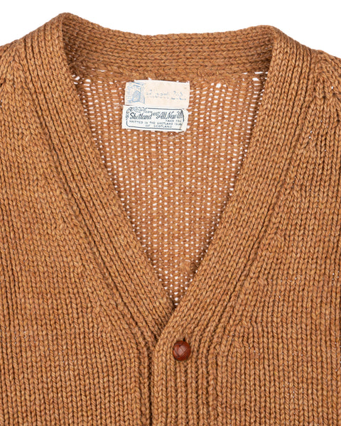 60’s Shetland Wool Cardigan - Large