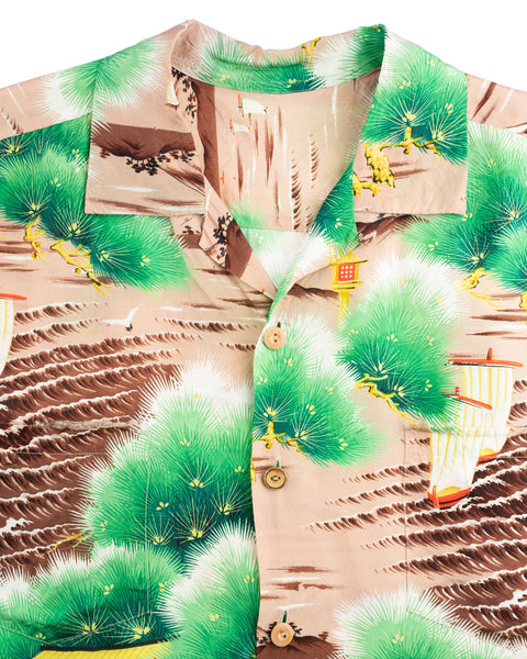 60’s Silk Aloha Shirt - Large