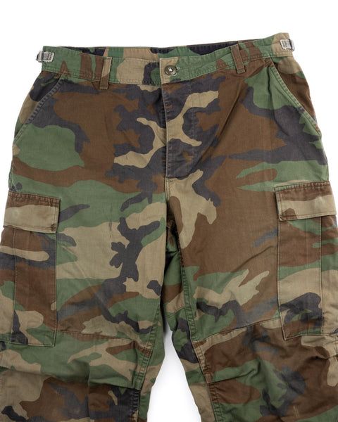 80’s Woodland Camo Pants - 32” x 28”