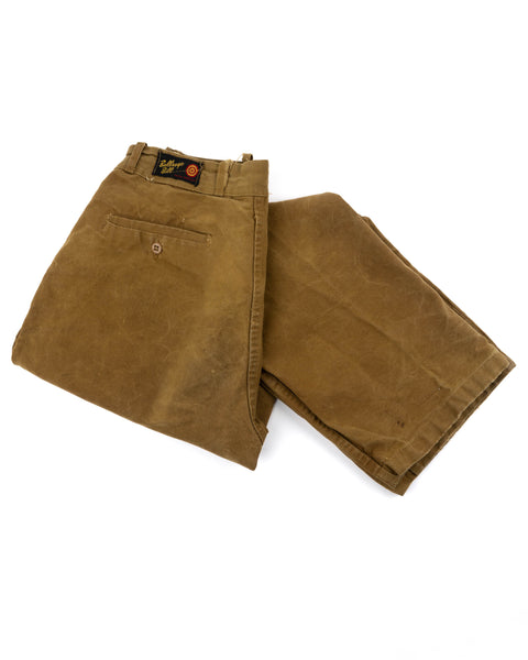 50’s Bullseye Bill Canvas Hunting Trousers - 26” x 27”