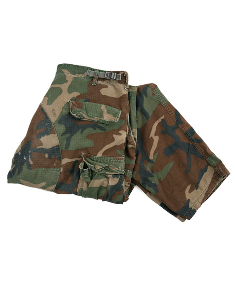 80’s Woodland Camo Pants - 36” x 32.5”