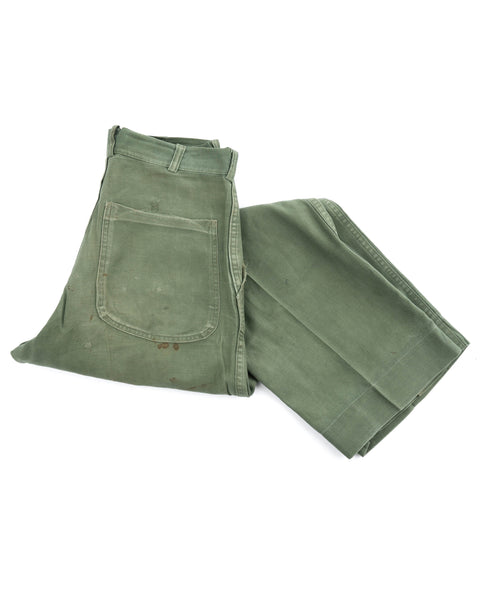 50's Sateen Utility Trousers - 30” x 29”