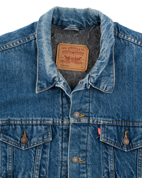 80’s Levi's Blanket Lined Trucker Jacket - XL