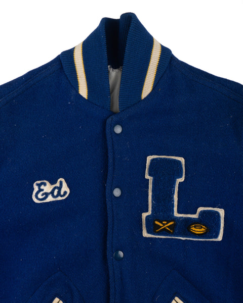 80’s Lasley Knitting Co Varsity Jacket - Medium