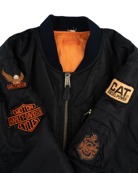 80’s Harley Davidson MA-1 - Large