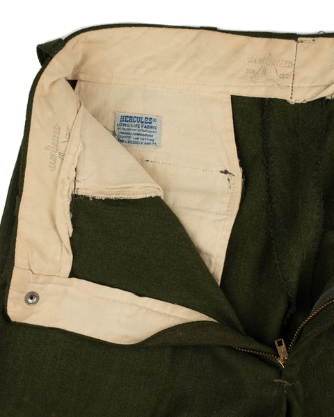 50’s Hercules Sanforized Wool Trousers - 30” x 28”