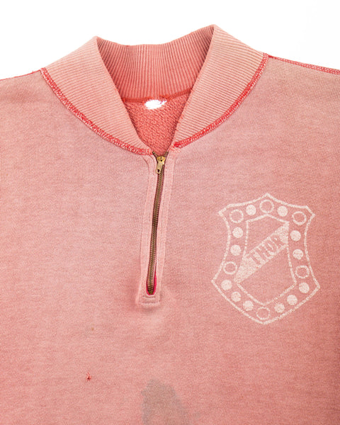 40’s Thor Faded Quarter-Zip Sweatshirts - Large