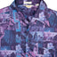 70’s Polyester Printed Button-Up Shirt - Large