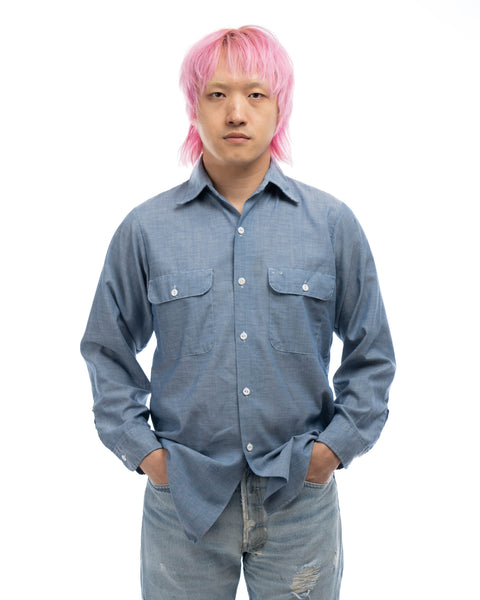 70’s Big Mac Chambray Shirt - Medium