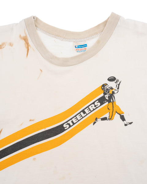 70’s Champion Blue Bar Steelers Tee - XS