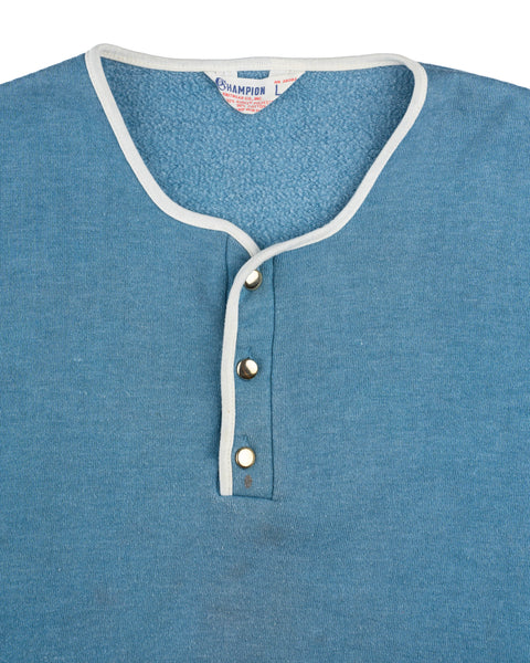 60’s Champion Henley Sweatshirt - Medium