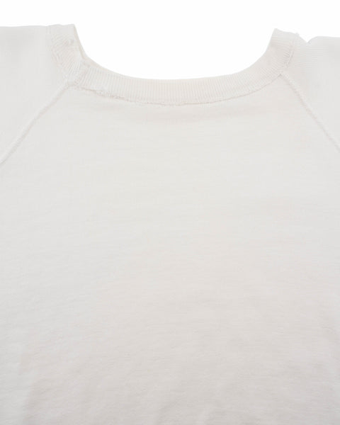 60’s White Raglan Sweat - Large