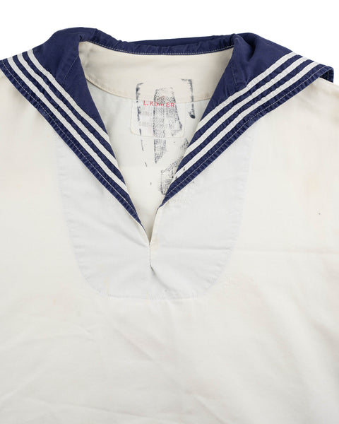 60's Sailor Blouse - Medium