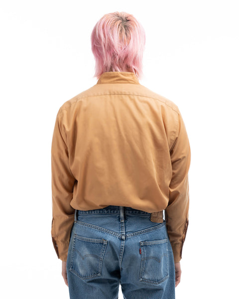 60’s Arrow Mandarin Collar Button-Up - Medium