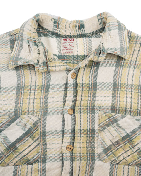 60’s Thrashed Big Mac Cotton Flannel - XL