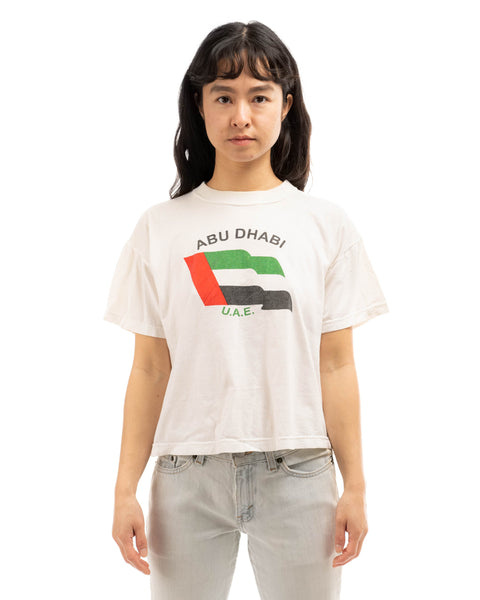 90's Cropped Abu Dhabi Tee - Small