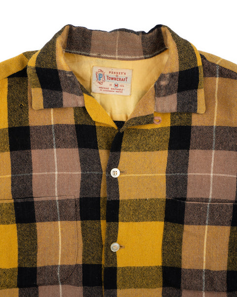50’s Penney’s Plaid Loop Collar - Medium