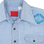 90’s Embellished Chambray Shirt - Large