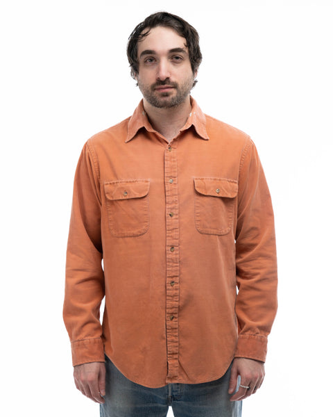 70’s Corduroy Button-Up - Large