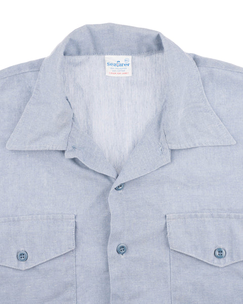 80’s Seafarer Chambray Shirt - Medium