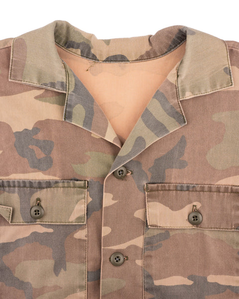 90’s Faded Camo Utility Shirt - Medium