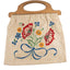 70’s Wooden Handle Embroidered Purse - OS
