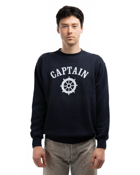 70’s Russell Captain Crewneck Sweatshirt - XL