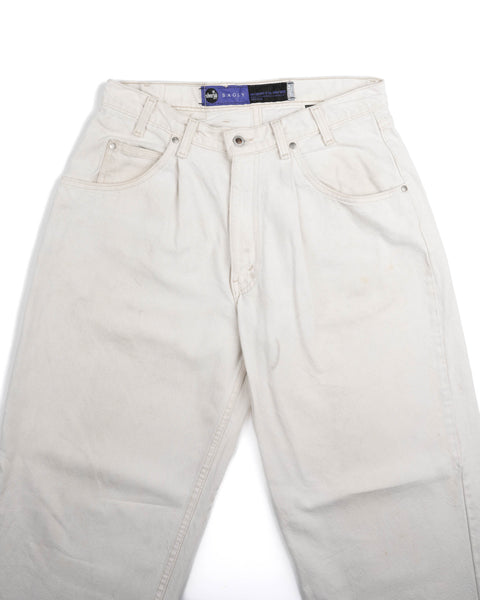 90’s White Levi’s Silver Tab Baggy - 32” x 33”