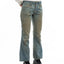70’s Thrashed Flared Denim - 27” x 26”
