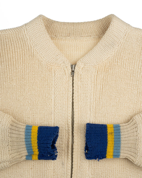 40’s Zip Cardigan - Small