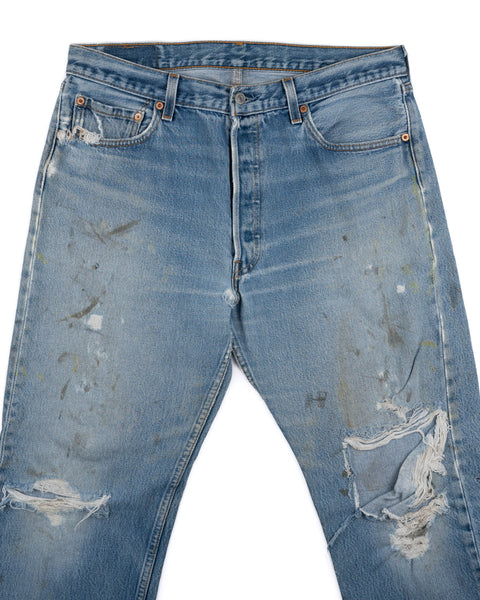 90’s Thrashed Levi’s 501 Denim - 33” x 30”