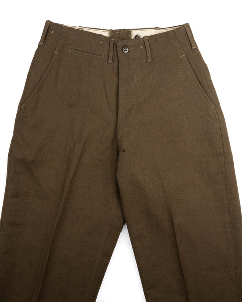 WW2 Wool Trousers - 28” x 26”