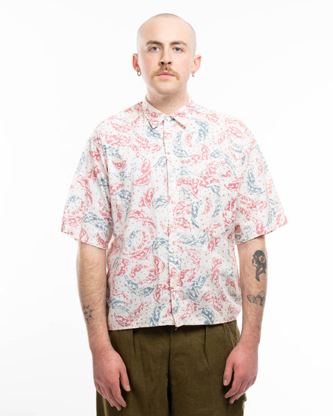 80’s Levi’s Floral Button-Up - XL