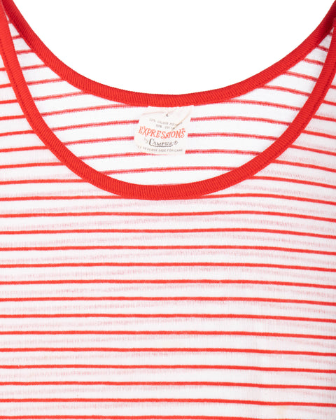 70’s Campus Striped Tank Top - Small