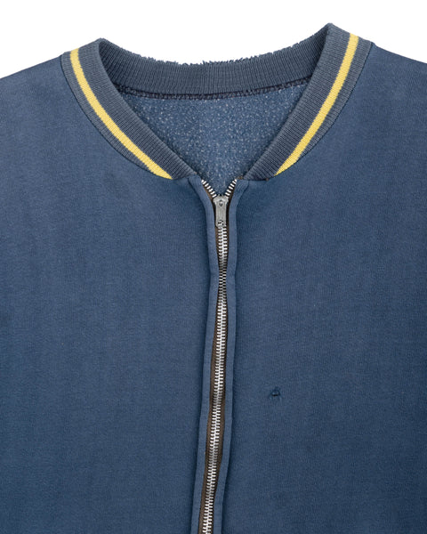 50’s Zip-Up Cardigan Sweatshirt - Medium