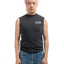 80's Shades of Grey Leather Tee - Medium