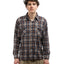 70's Rayon Blend Plaid Shirt - Medium
