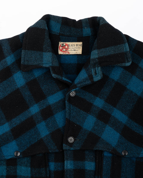 50's Black Bear Mackinaw - XL