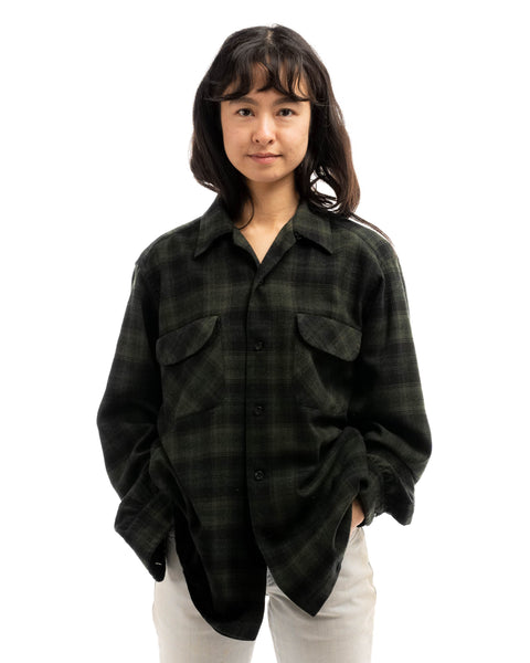 50’s Pendleton Wool Flannel Button-Up - Large