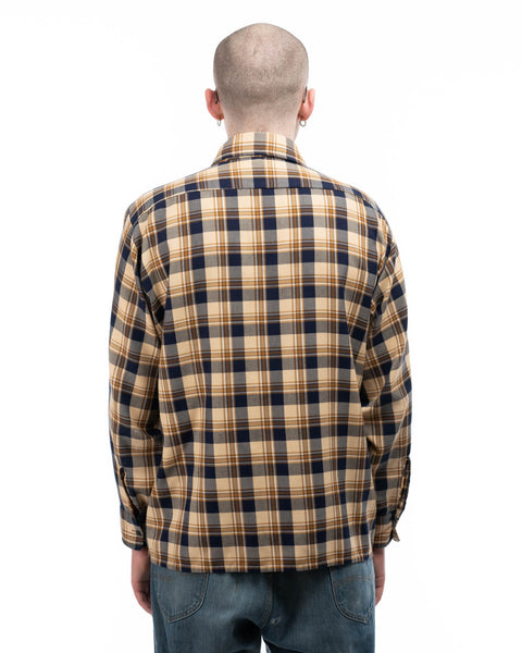 70’s Boxy Plaid Button-Up - XL