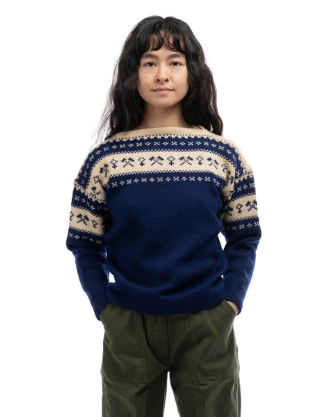 40’s Boatneck Wool Sweater - Small