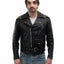 80's Studded & Painted Moto Jacket - Small