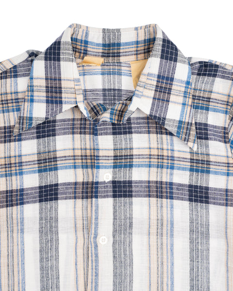 70’s Faded Plaid Button-Up - Small