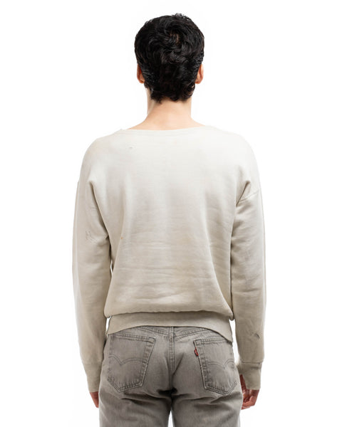 60’s Two-Tone Single V Crewneck Sweatshirt - Large