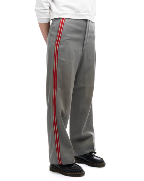 40’s Striped Whipcord Trousers - 28” x 29”