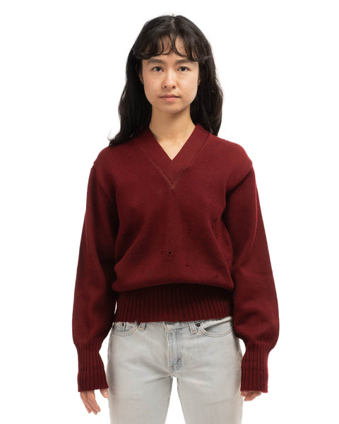 40's V-Neck Sweater - Small