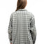 50’s Wool Plaid Loop Collar - Large