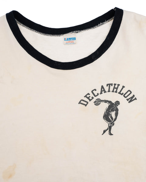 70’s Champion Blue Bar Decathlon Tee - Small