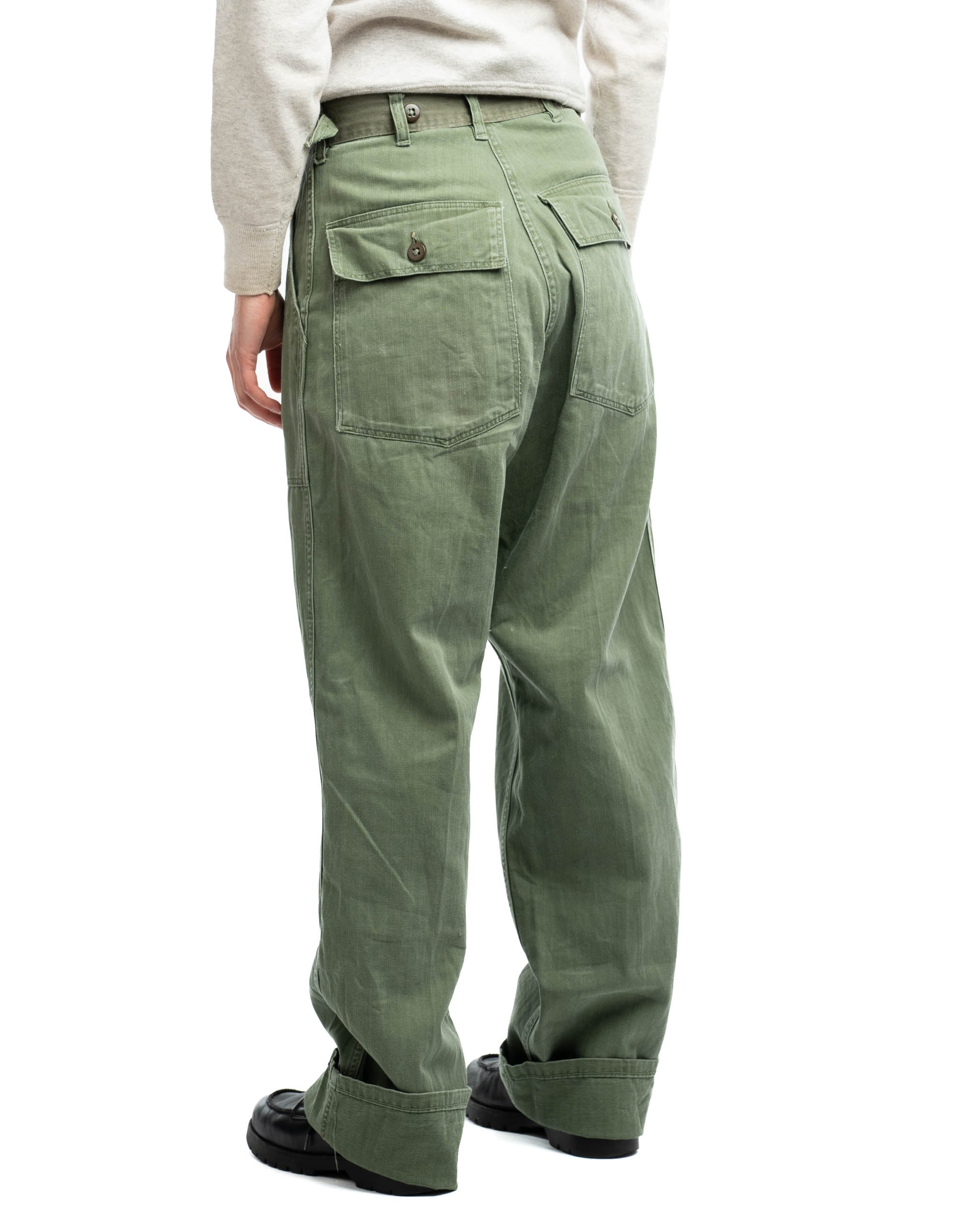 40's 1947 Model HBT Baker Pants - 26” x 32” – Kissing Booth