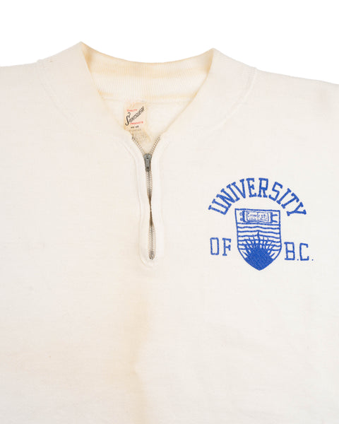 50's UBC Quarter Zip Sweatshirt - XL